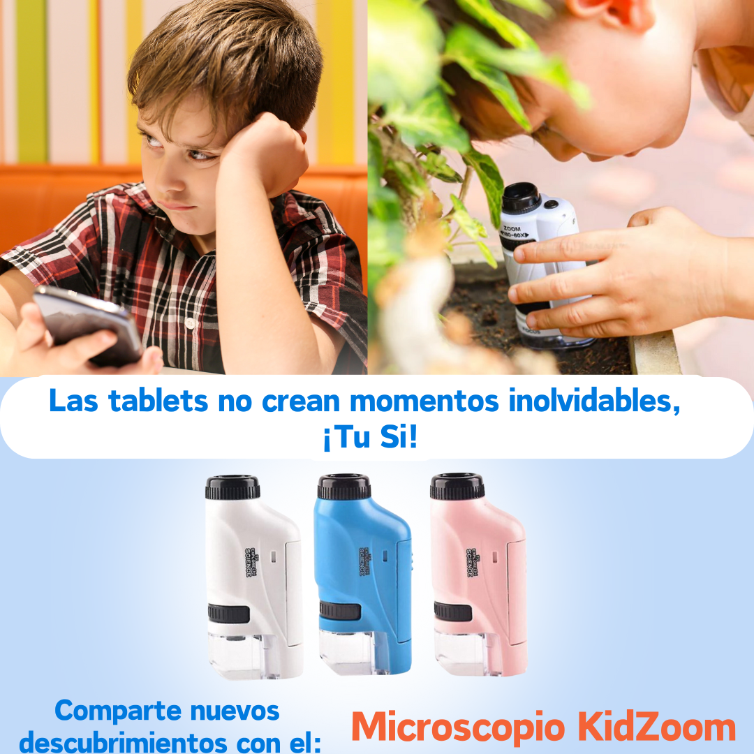 Regalales momentos inolvidables con Microscopio KidZoom™️